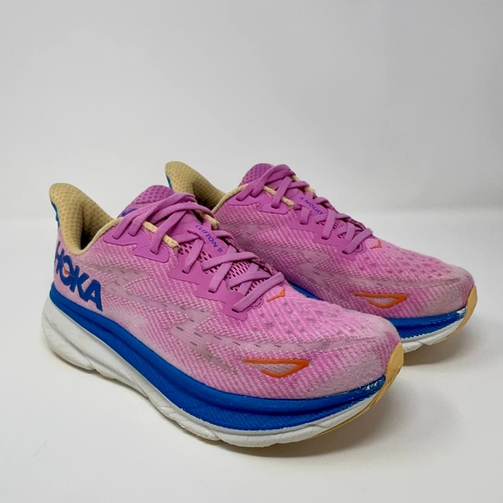 Hoka One One Clifton 9 Running Shoes‎ Cyclamen Sweet Lilac 1127896 Women's 7.5B